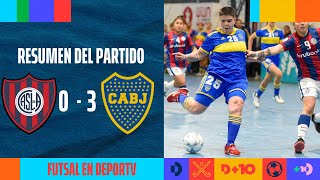 San Lorenzo 03 Boca | RESUMEN | Cuartos de final | Copa de Oro Femenina 2023 | #FUTSALenDEPORTV