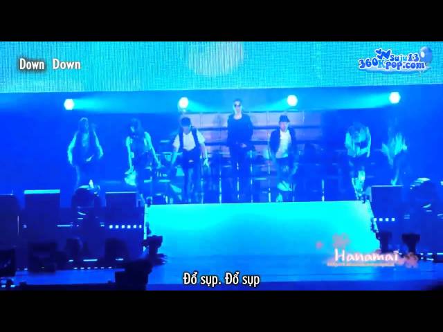 [Vietsub + Kara] [SuJu team @ 360kpop] Fancam 110219 Super Show 3 EunHyuk Solo Down class=