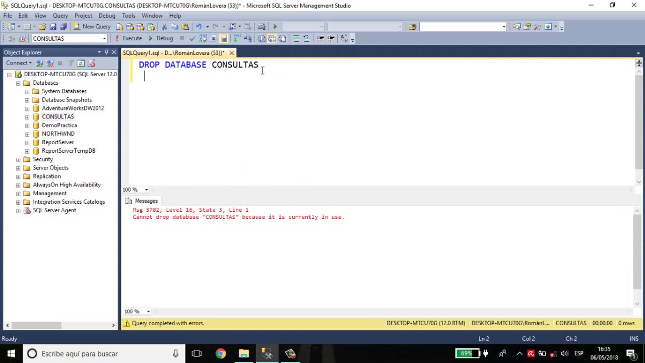 APRENDIENDO SQL SERVER TRANSACT - DESDE CERO - PARTE 7 - YouTube