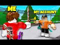 Playing a HACKER for MY ROBLOX ACCOUNT!! (Roblox Murder Mystery 2)