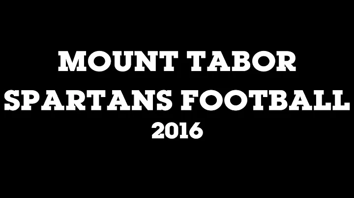 Mt. Tabor Spartans Football (2016 Highlights)