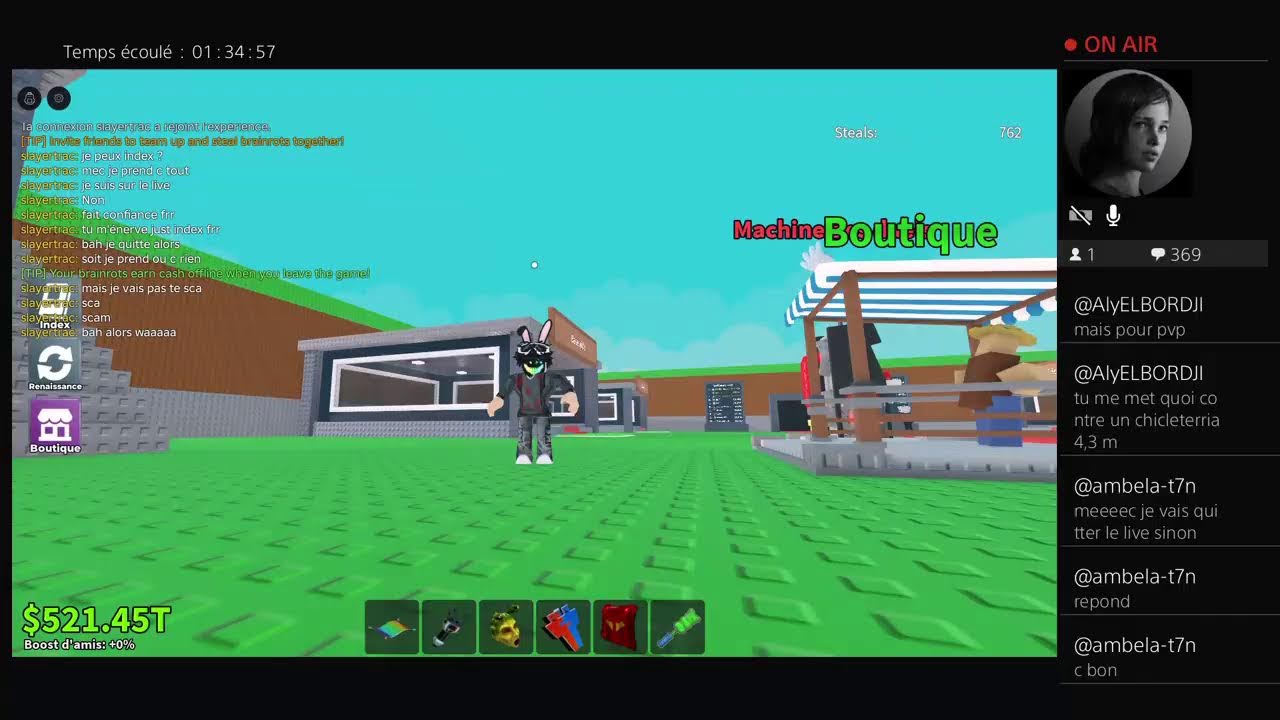 Live steal a brainrots je trade