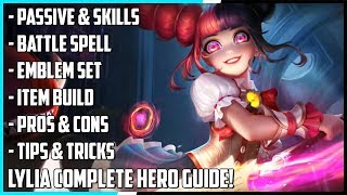 In this hero tutorial video. i will be featuring new "lylia". explain
her passive and skills, best builds, emblems spells, strong/weak
agains...