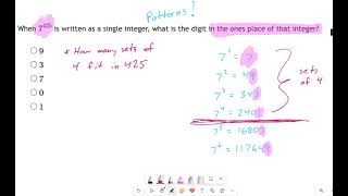 Intermediate Algebra: Sequences and Patterns -- 9