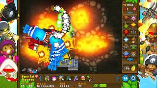 Bloons Tower Defense 5 | Intermediate Track | Lava Fields | Impoppable | NAPRILL