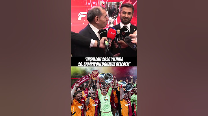 Galatasaray Başkanı Dursun Özbek: "İnşallah 2026 yılında 26. şampiyonluğumuz gelecek" #galatasaray