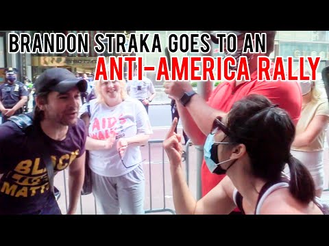Brandon Straka Goes to an Anti-America Rally
