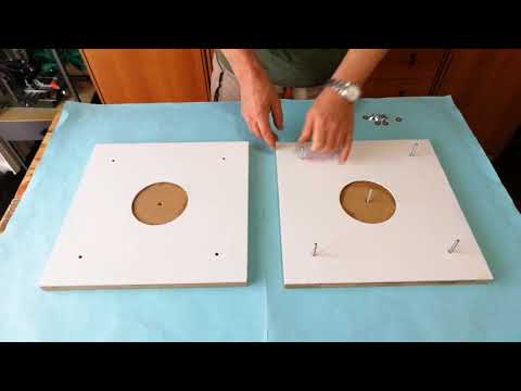 Spianare un vinile deformato. Flatten a deformed vinyl.