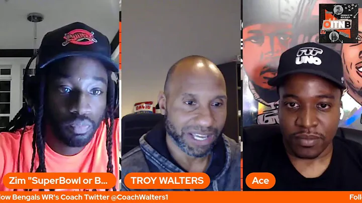 BENGALS WR COACH TROY WALTERS INTERVIEW