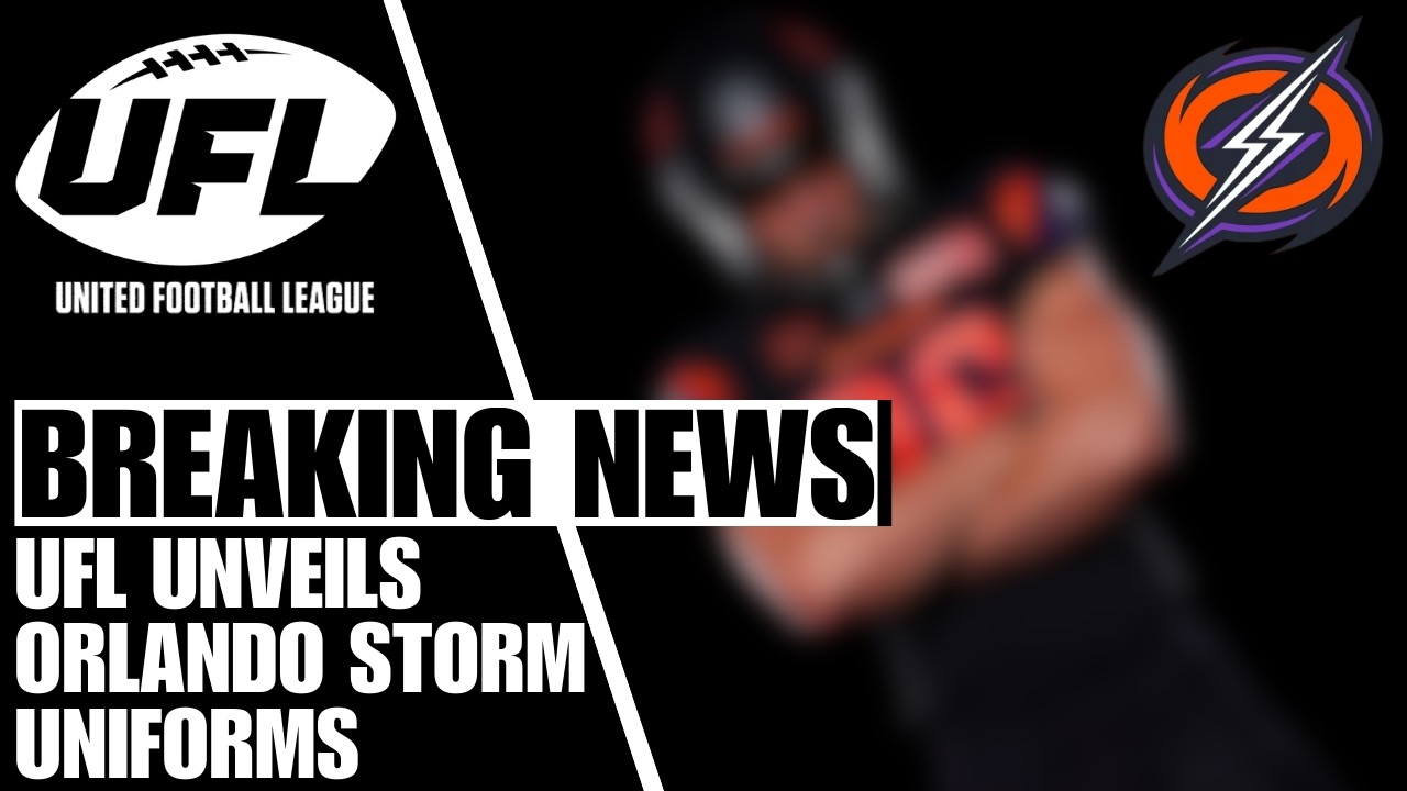 Breaking News: UFL Unveils Orlando Storm Home And Away Uniforms For The