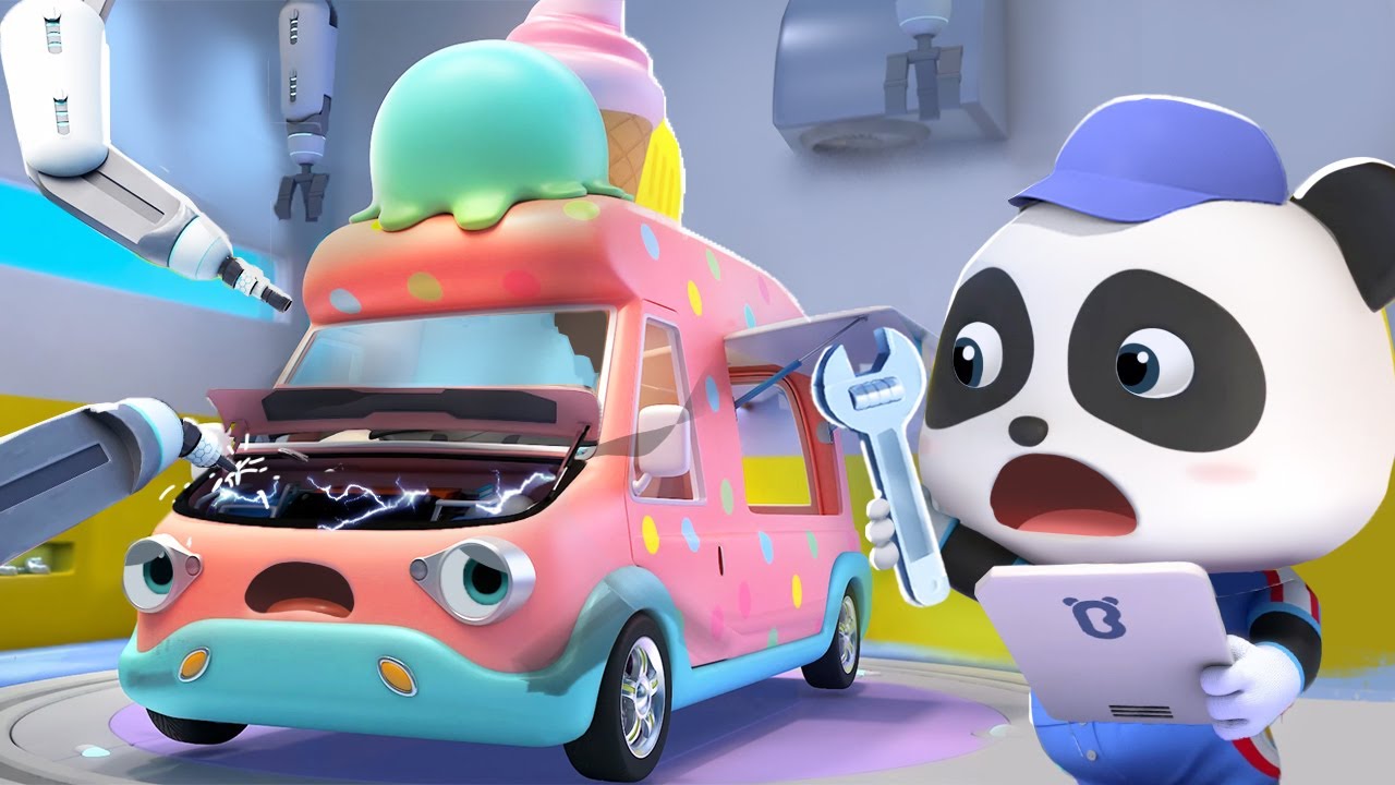 Baby Repairs Ice Cream Truck | Monster Truck | Kids Song | BabyBus