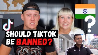 Foreigners React On TIKTOK Ban in INDIA?! | British Couple SHOCKED!