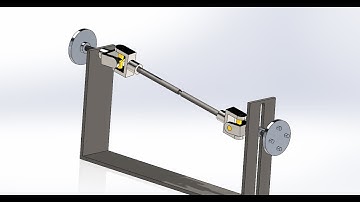 universal coupling assembly || Motion Study || SolidWorks || Visit description box for more info