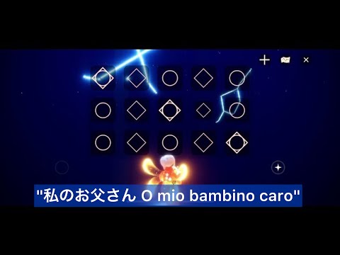 Sky オーロラの声の楽器演奏、"私のお父さん O mio bambino caro" プッチーニのオペラ、ジャンニ・スキッキより