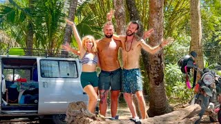 Trusting strangers camping in Mal Pais Costa Rica Solo on my Moto E6