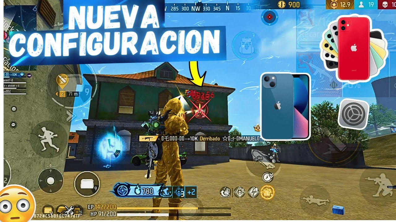 SENSIBILIDAD PARA TODOS LOS iPHONE ✅🔥 + CONFIGURACIÓN 😱 Free Fire 2026 8 plus/11/12/13/14/15 pro Max