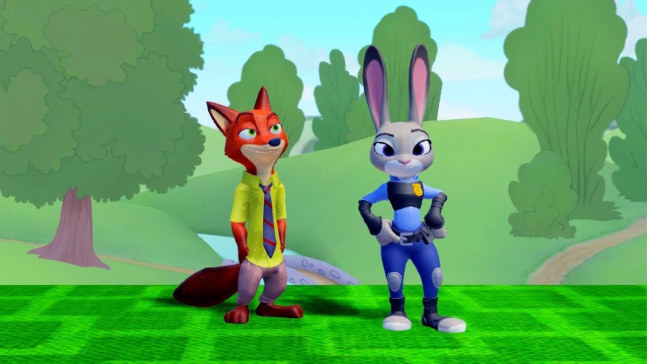 Zootopia Judy Hopps vs Nick Wilde Plays in the The Parkour Course | 2 And Up | Superheroes