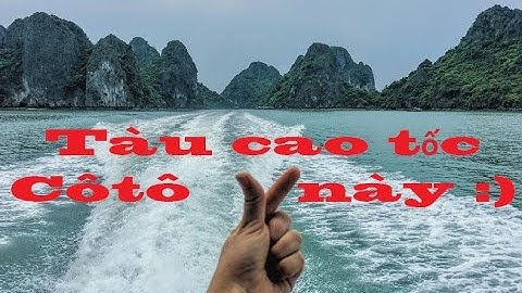 Tàu cao tốc đi Cô Tô