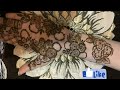 Front hand floral mehndi desingns by henna fashion