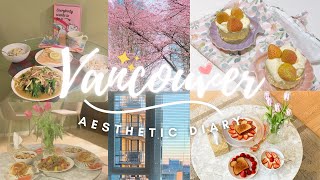 #VLOG ｜Aesthetic Life in Vancouver 🇨🇦 #cooking #homedecor #lifestyle 🌙 #賞櫻 #日記 #生活  #慢靈魂 🎆