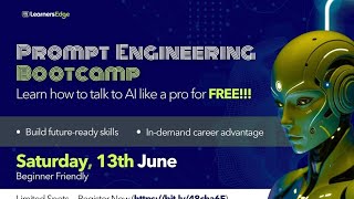 FREE PROMPT ENGINEERING BOOTCAMP