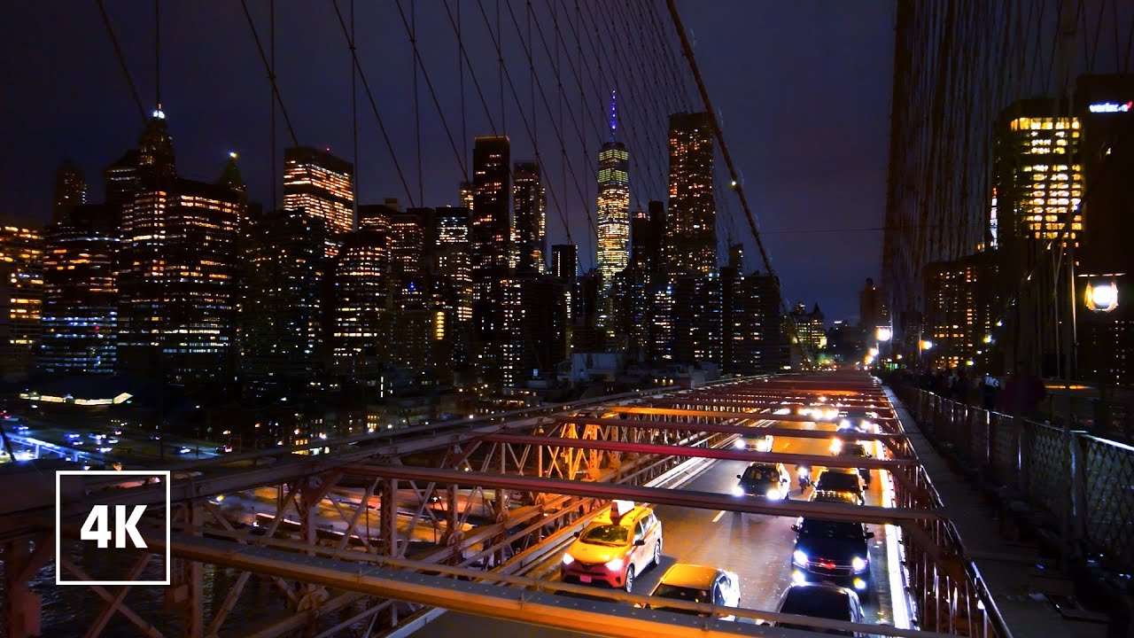 New York, Amerika Serikat | Jelajah Kota Malam 4K | 7 Mar 2023