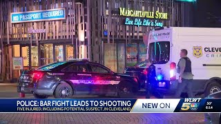 5 injured, 3 critically, after bar fight escalates to shooting in Cleveland