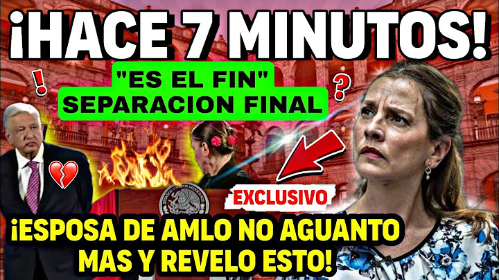 "¡ESCÁNDALO FAMILIAR! Beatriz Gutiérrez Müller REVELA LA VERDAD SOBRE SU SEPARACIÓN DE AMLO 😱💥!"