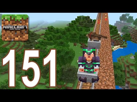 Minecraft Pocket Survival - Gameplay Walkthrough Part 151 - Train To The End (iOS, Android)