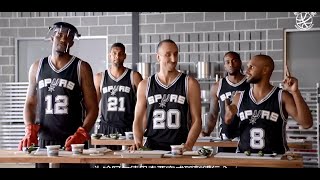 San Antonio Spurs new funny ad：Tony Parker teaches you  how to cook