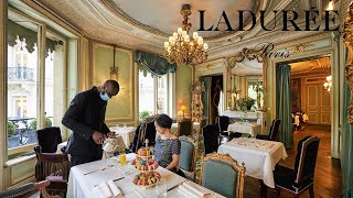 パティスリー・ラデュレで幸せなお茶時間/パリカフェ巡り/サロンドテで頂くフレンチトーストとケーキ