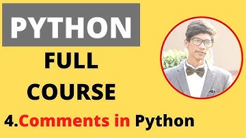 comments in python in Hindi | Python tutorials for beginners in Hindi #4