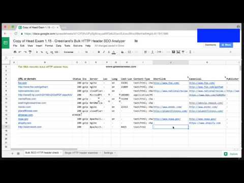 HTTP Header Check - First To-Do Item for an SEO Audit
