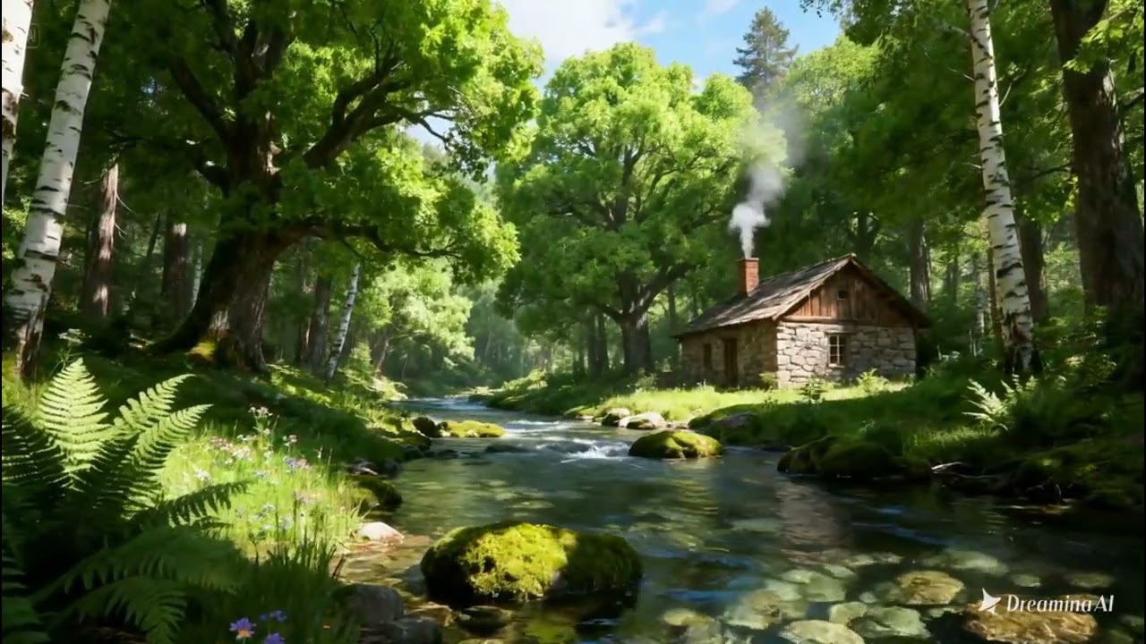 🌿Ambient Peaceful Core - Relaxing music | Piano Harp Flute Music | reduces stress, calming, relax