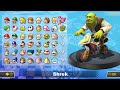 What if you play Shrek in Mario Kart 8 Deluxe (DLC Courses) 4K