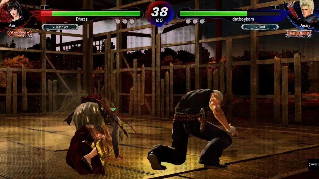 Virtua Fighter 5 Ultimate Showdown Dhezz (Aoi) vs. datboykam (Jacky)