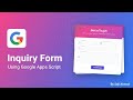 🚀Build This Amazing Inquiry Form (Full Tutorial)
