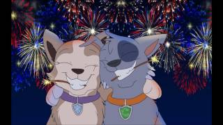 Casais da patrulha canina