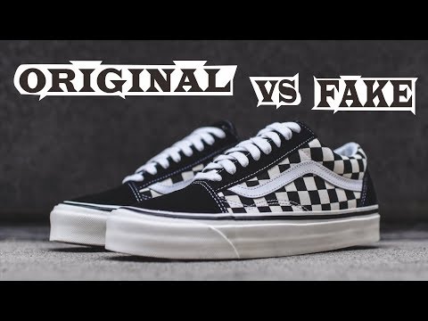 vans checkerboard slip on fake