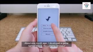 Conoce a Iván de Cabo, desarrollador de 'Steve, the jumping dinosaur' screenshot 1