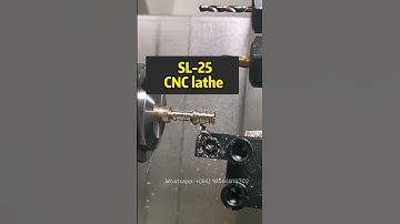 How to process the brass gas nozzle by Smartlathe SL-25 CNC lathe | CNC smartlathe