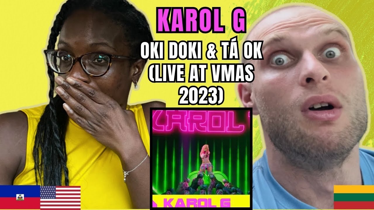 Karol G Oki Doki / Ta OK Reaction (Live at VMAs 2023) FIRST TIME