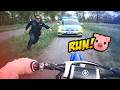 Police Chase Dirt Bikers - INSANE Cops VS Motorcycles | Best Compilations 2024