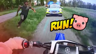 Police Chase Dirt Bikers - INSANE Cops VS Motorcycles | Best Compilations 2024
