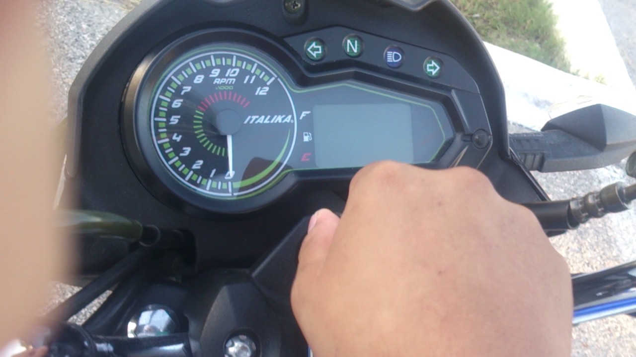 Sonido del motor de la italika 170z