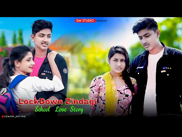 Woh Chaand Kahan | Lockdown School Love Story | Heart Touching School Love Story | Hindi Song | GMST class=