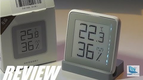 REVIEW: Xiaomi E-Ink Thermometer Hygrometer Gadget?!