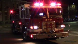 Baltimore City Engine 14 Responding