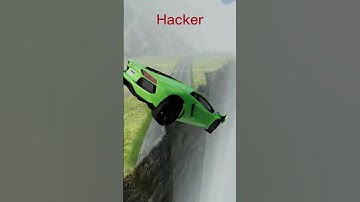 Noob vs Pro vs Hacker #shorts #car #beamng #cars #fyp #foryou #viral #beamngdrive