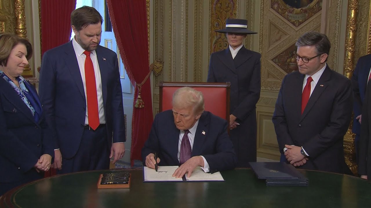 VIDEO | President Trump signs Cabinet and sub-Cabinet level appointments